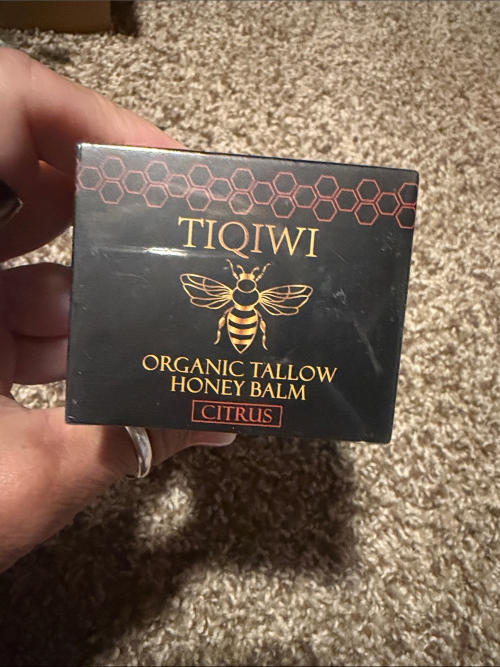 Tiqiwi 2 oz Organic Tallow Honey Balm (Citrus) - NEW